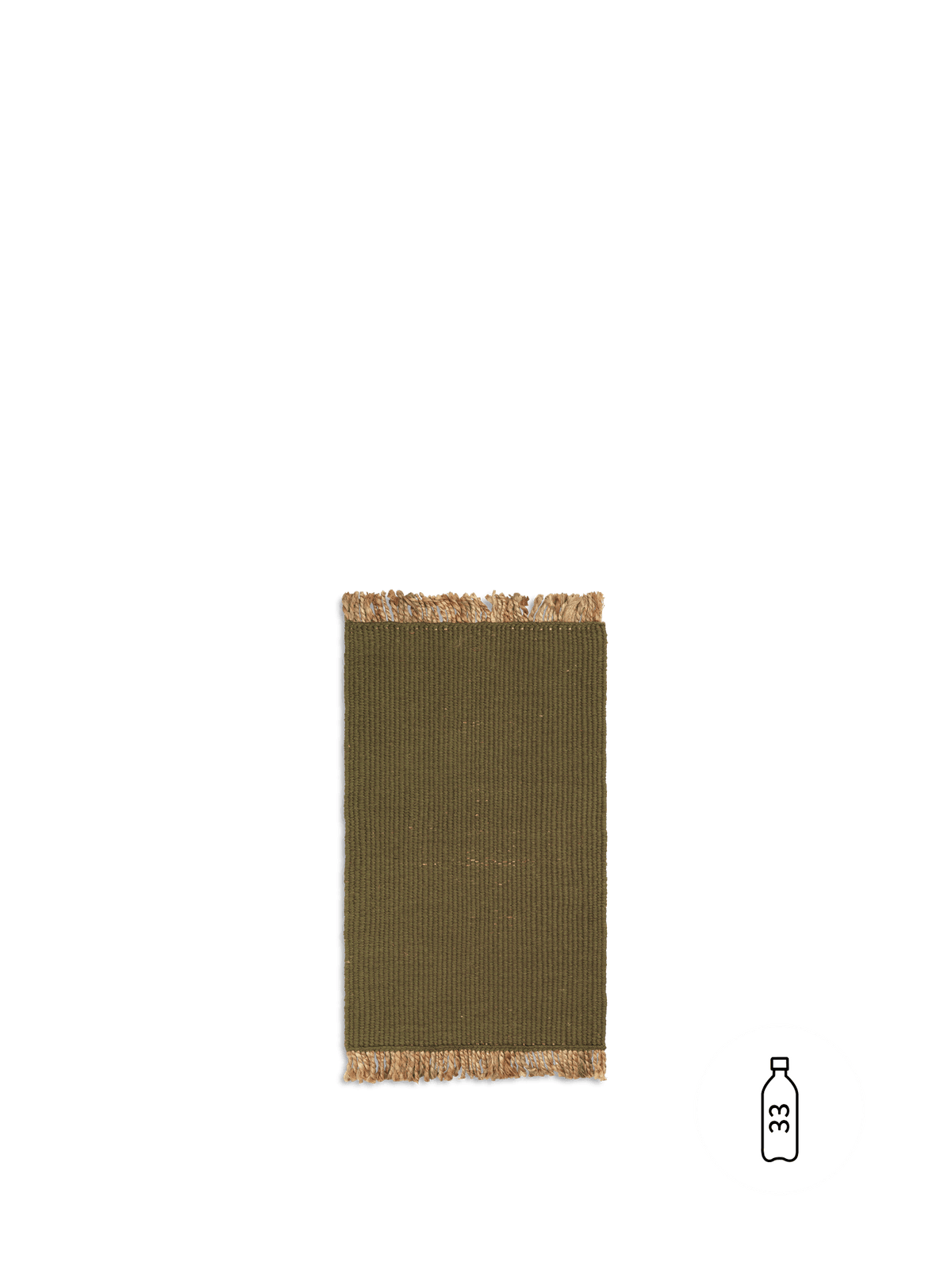 Block Mat, Olive/Natural