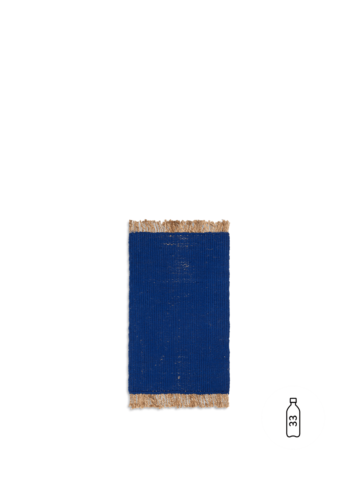 Block Mat, Bright Blue/Natural