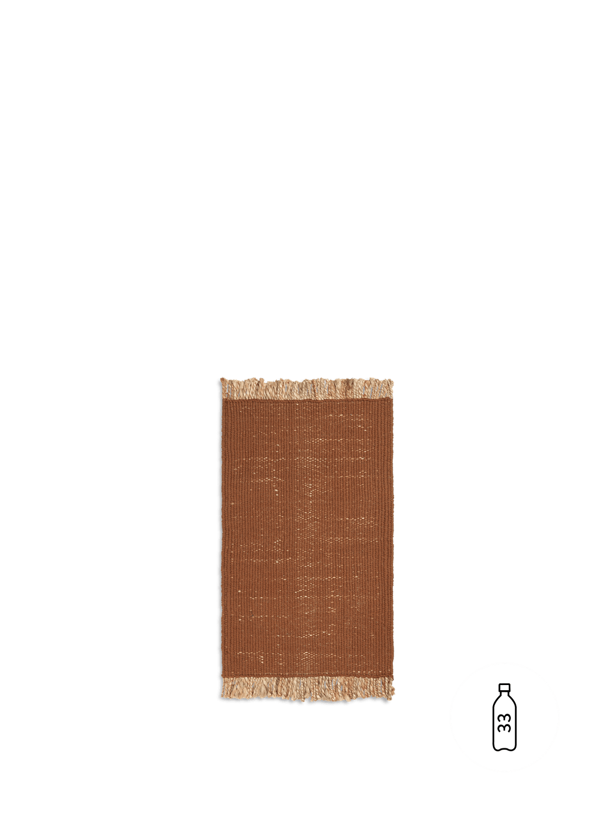 Block Mat, Dark Brick/Natural