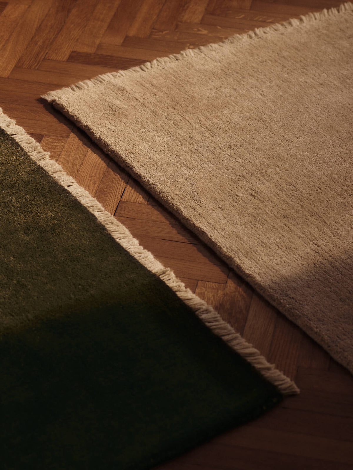 Firth Jute Rug, Dark Olive