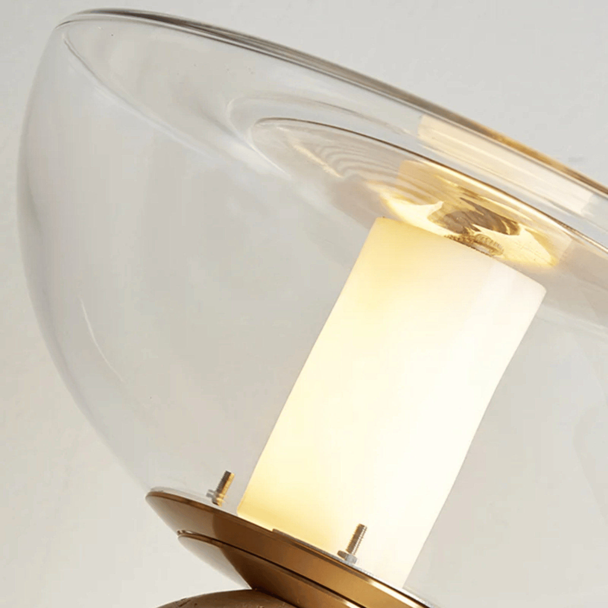 Mariven Travertine Table Lamp