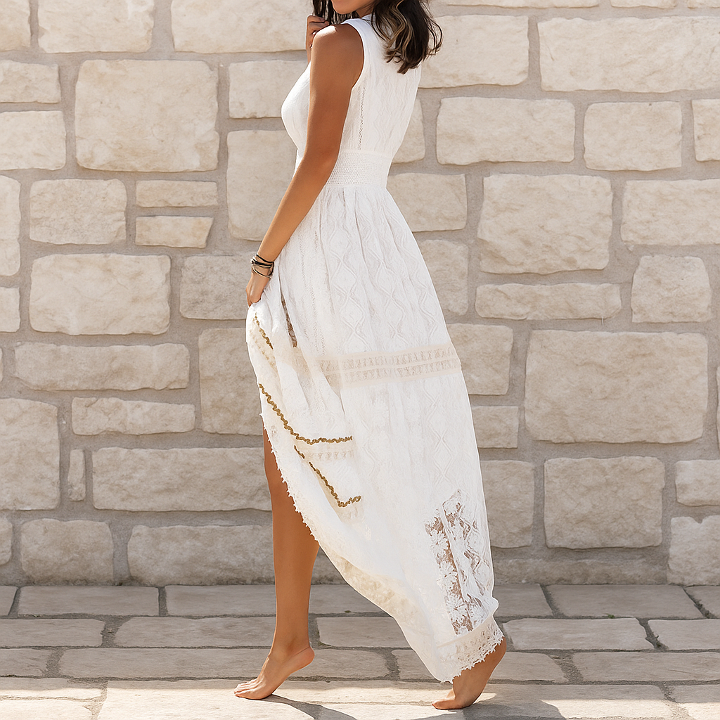 Gwenyth Summer Boho Maxi Dress for Women