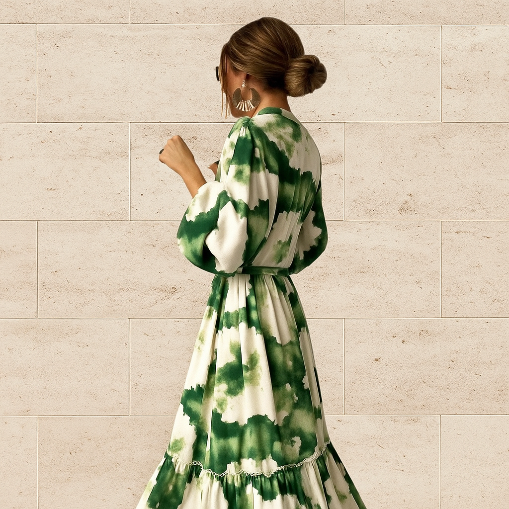 Lexy Elegant Flowy Autumn-Summer Maxi Dress for Women