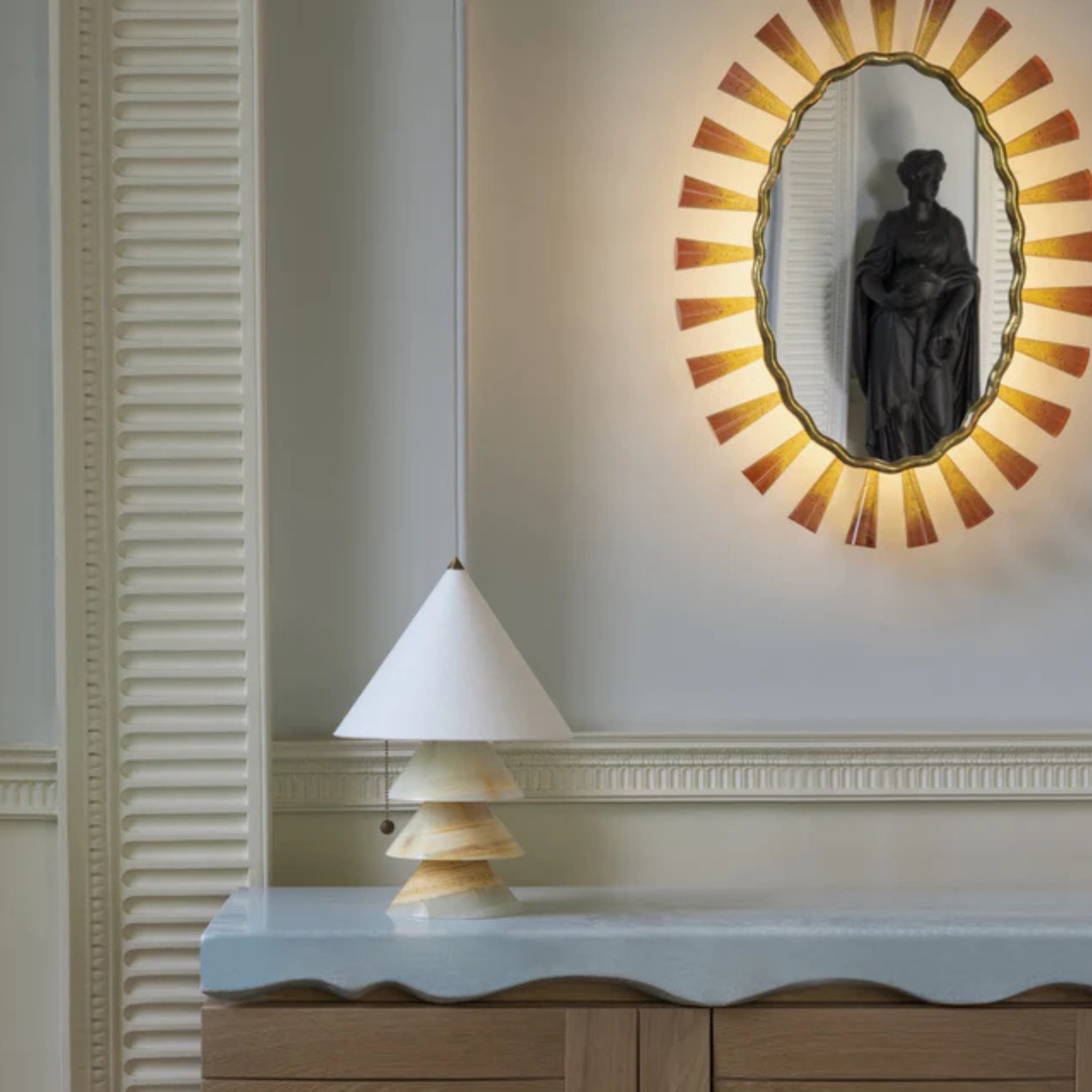 Marjie Marble Table Lamp