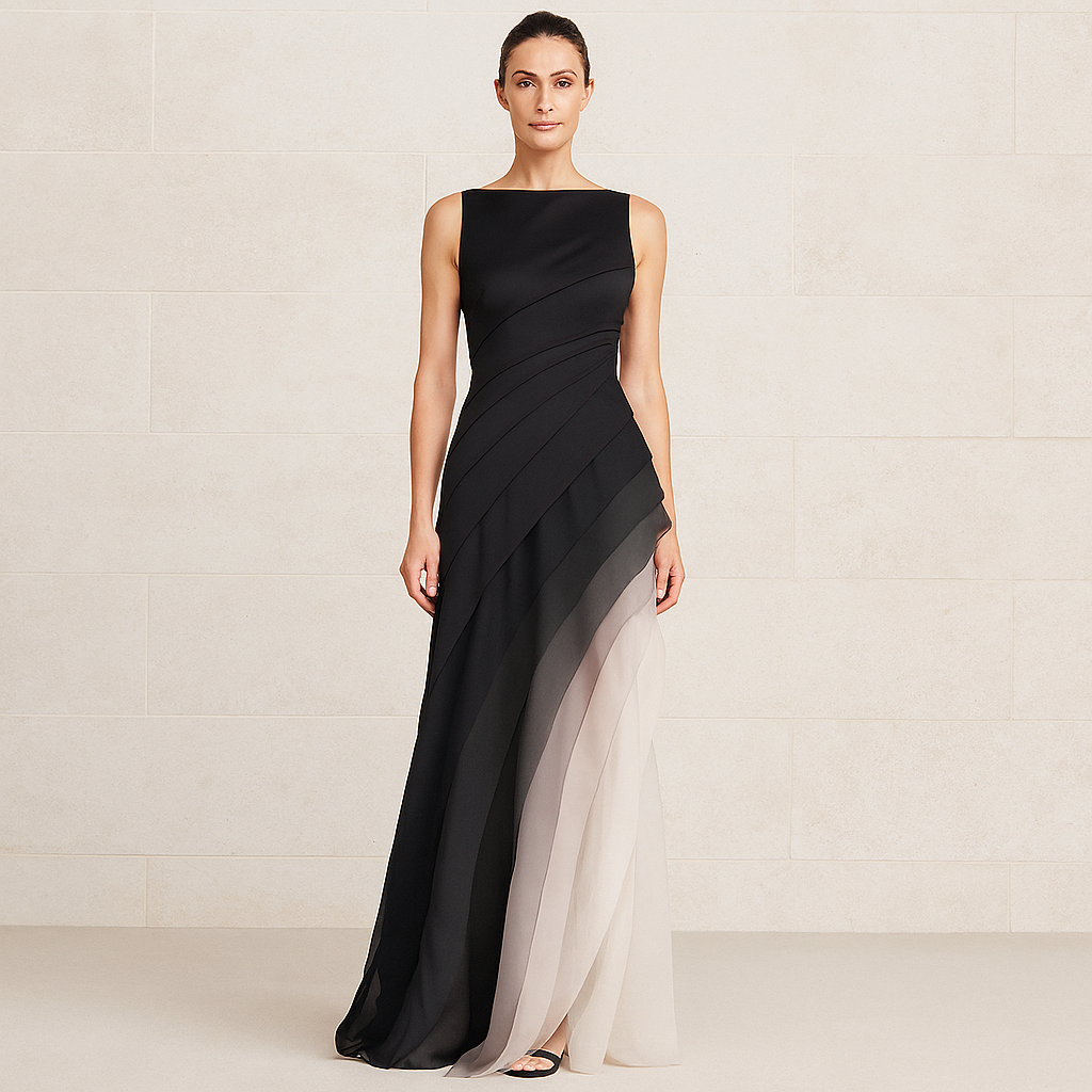 Robe longue sans manches Rozalia pour femme