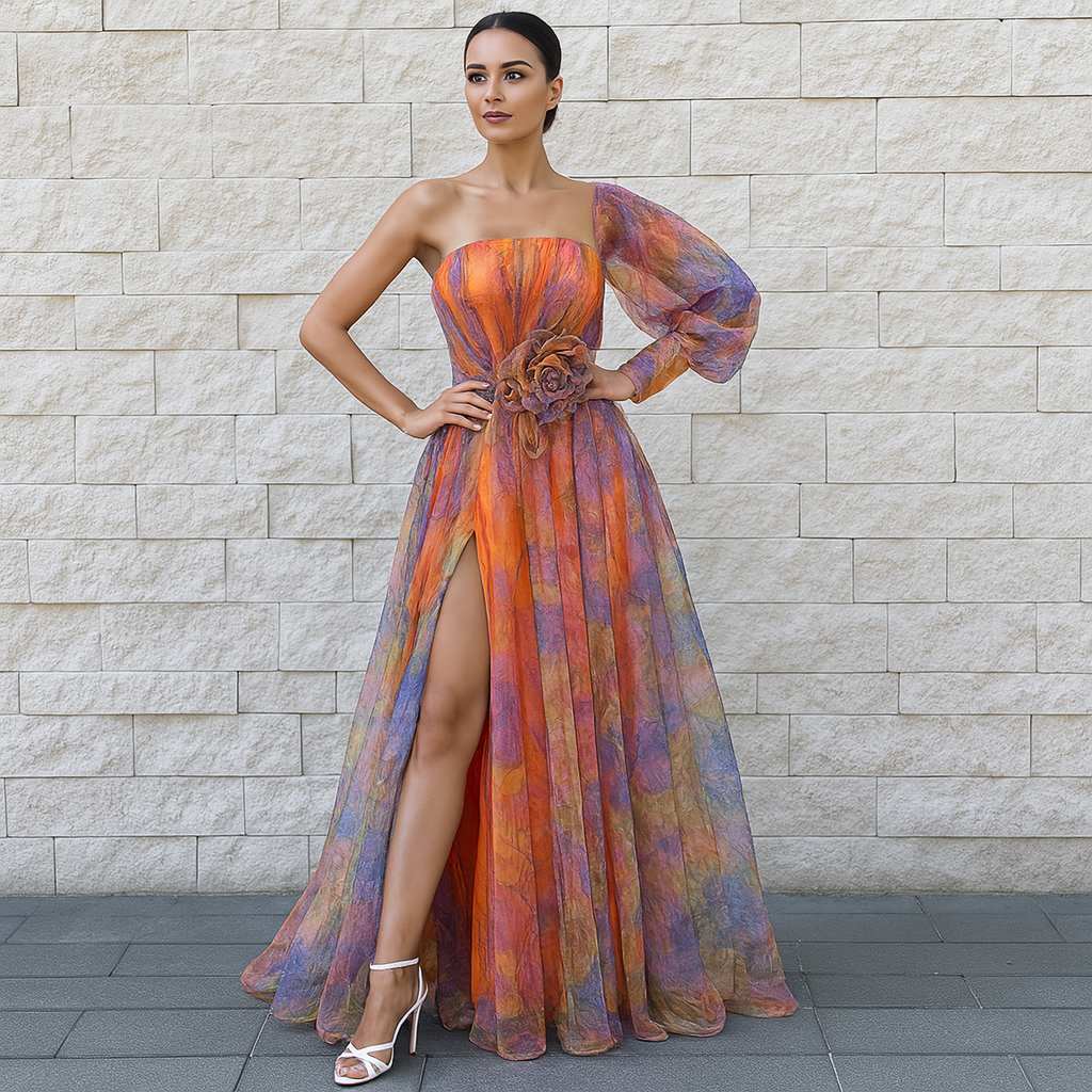 Robe à épaules dénudées Celeste pour femme