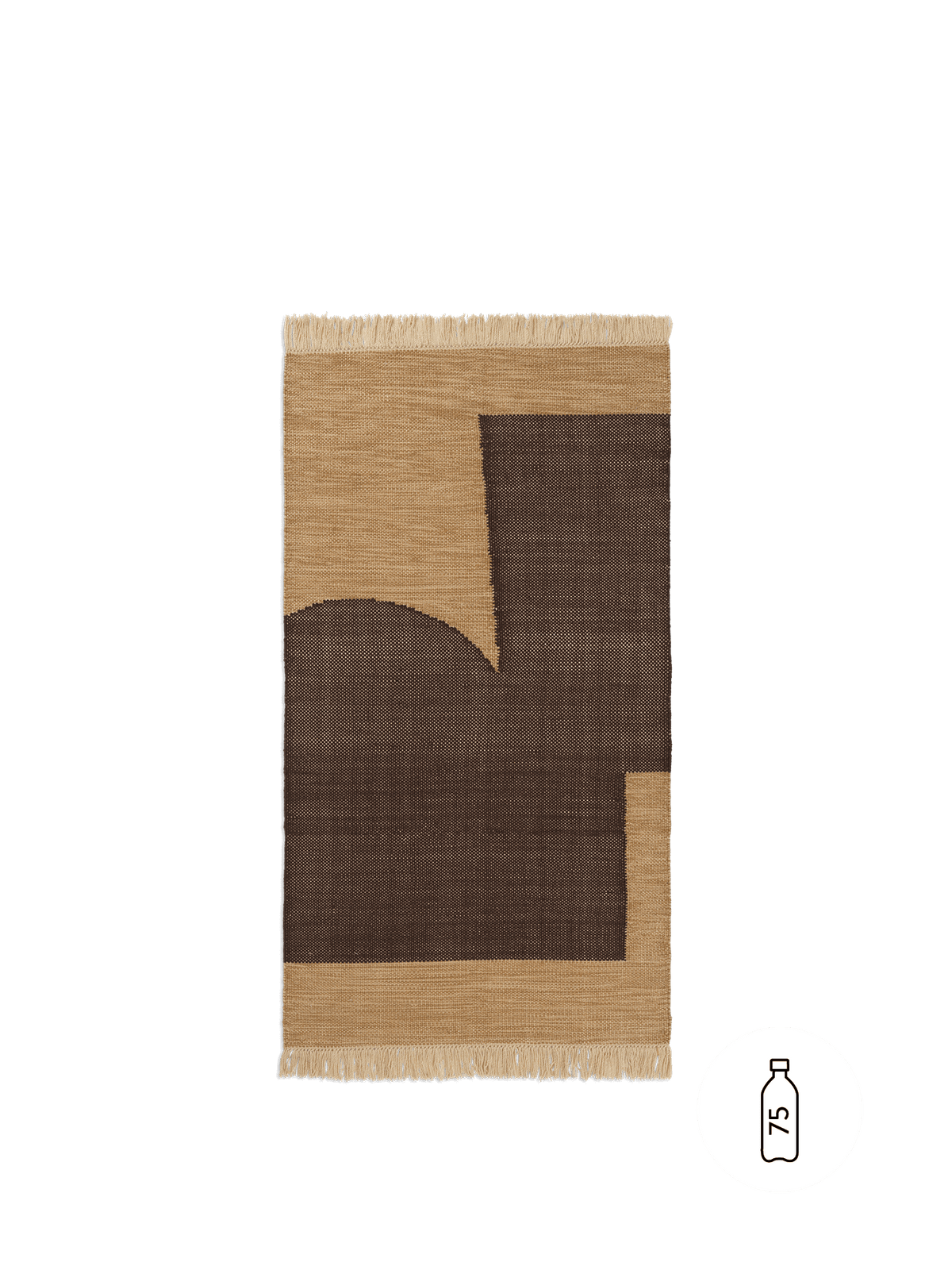 Forene Rug, Tan/Chocolate