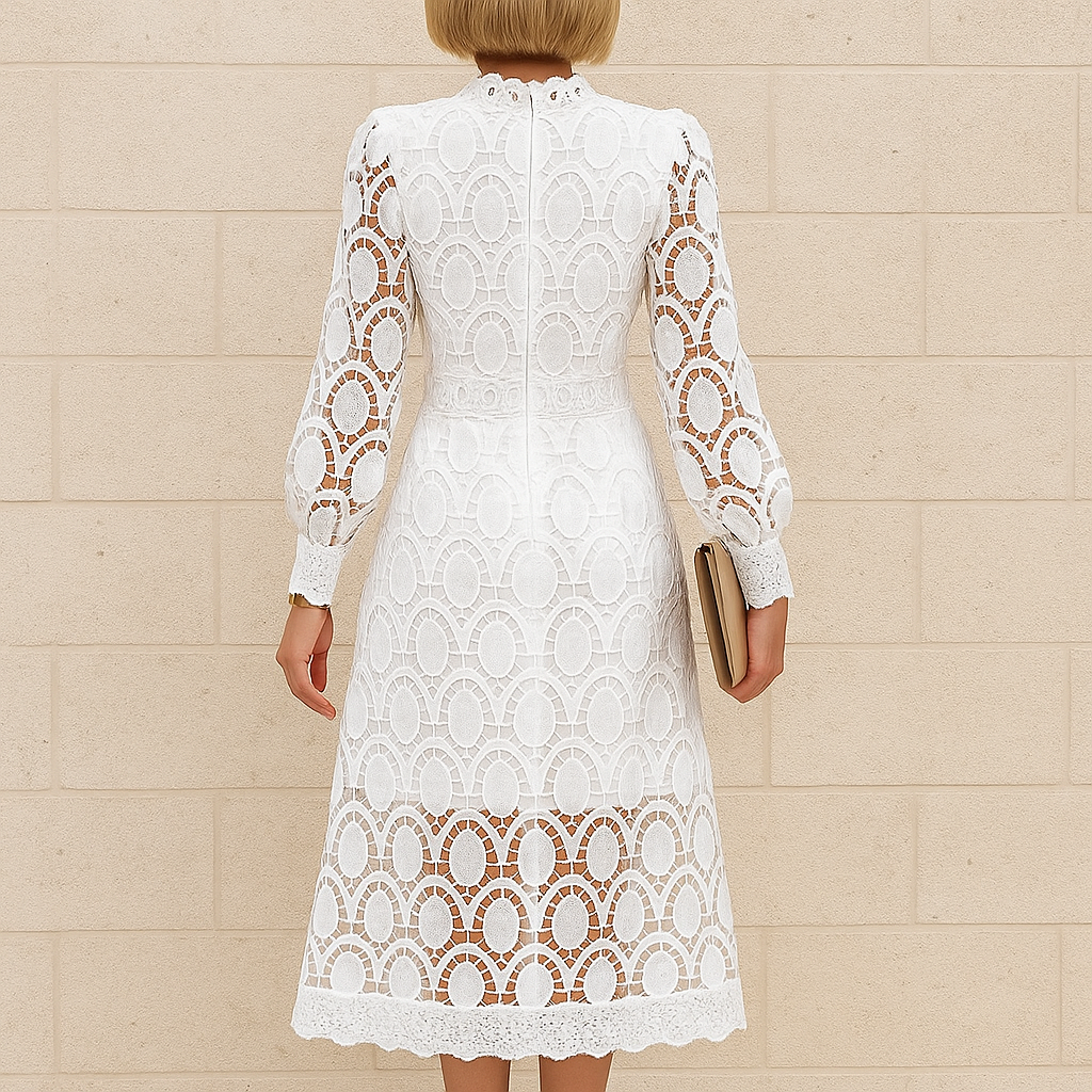 Fiorella Elegant Lace Summer Dress for Women
