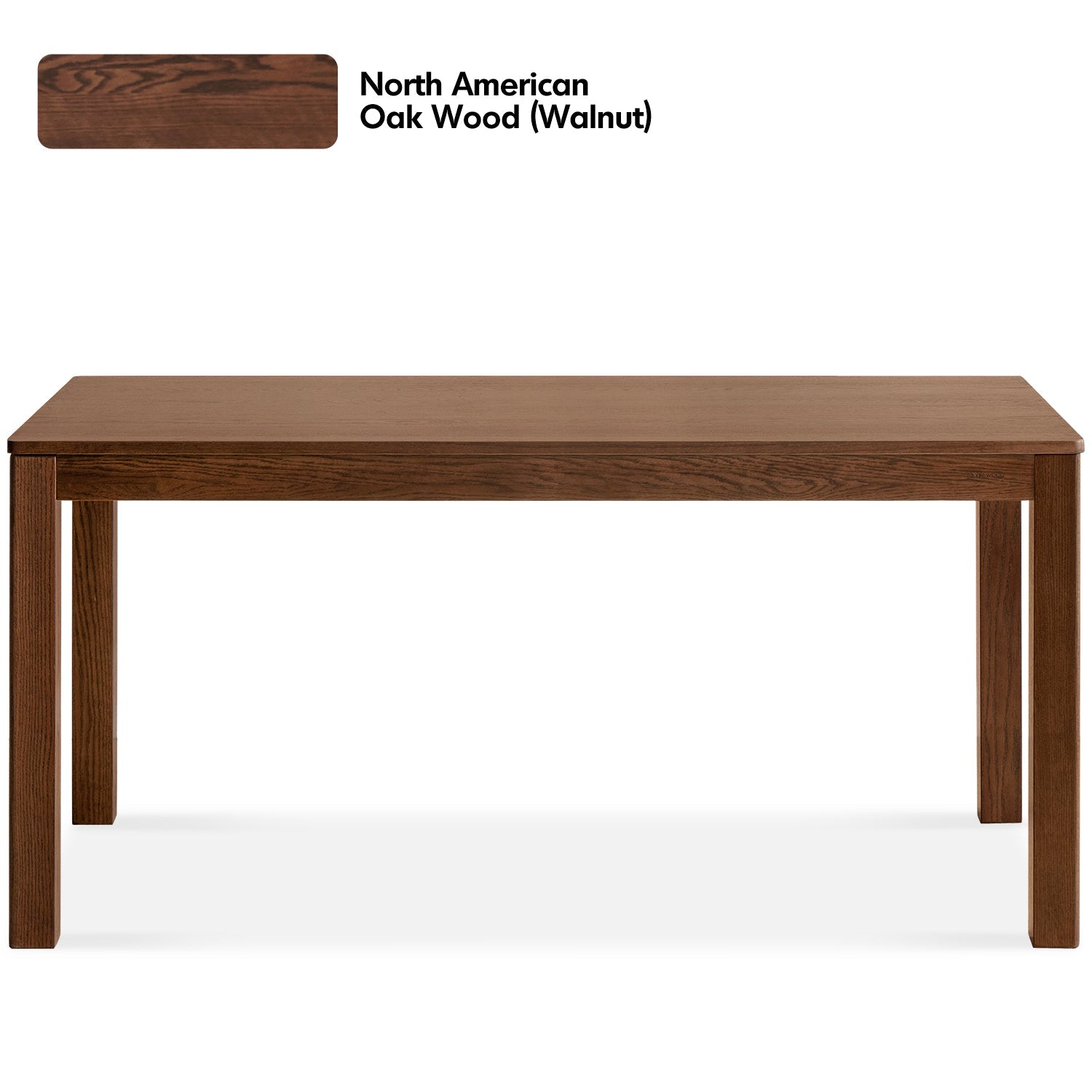 Japandi Oak Wood Dining Table WALDEN