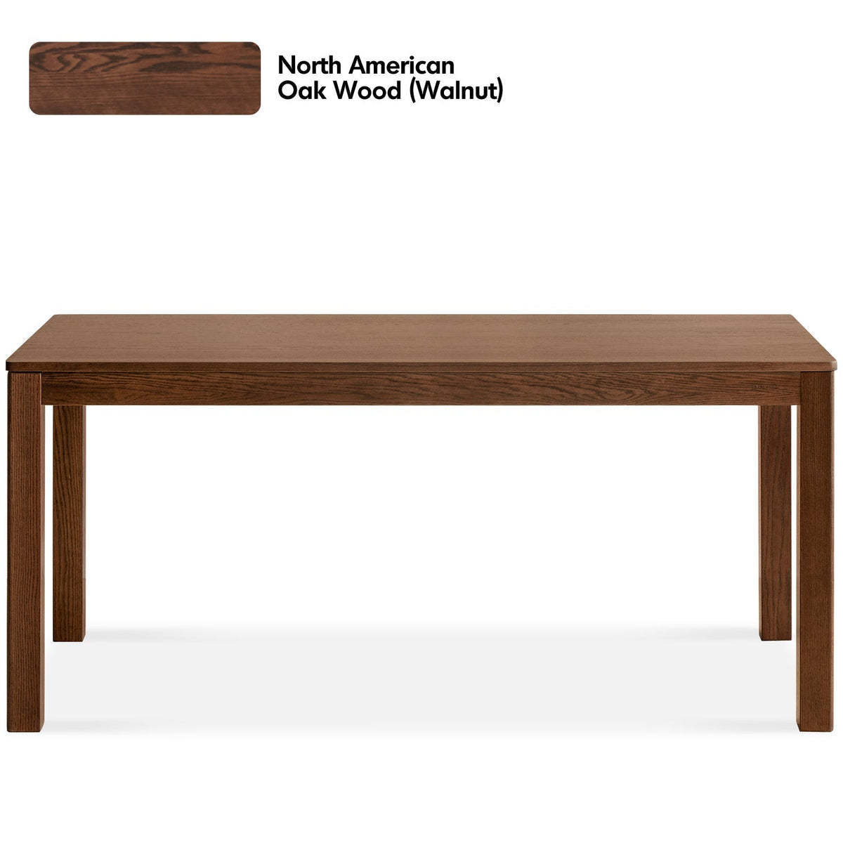 Japandi Oak Wood Dining Table WALDEN