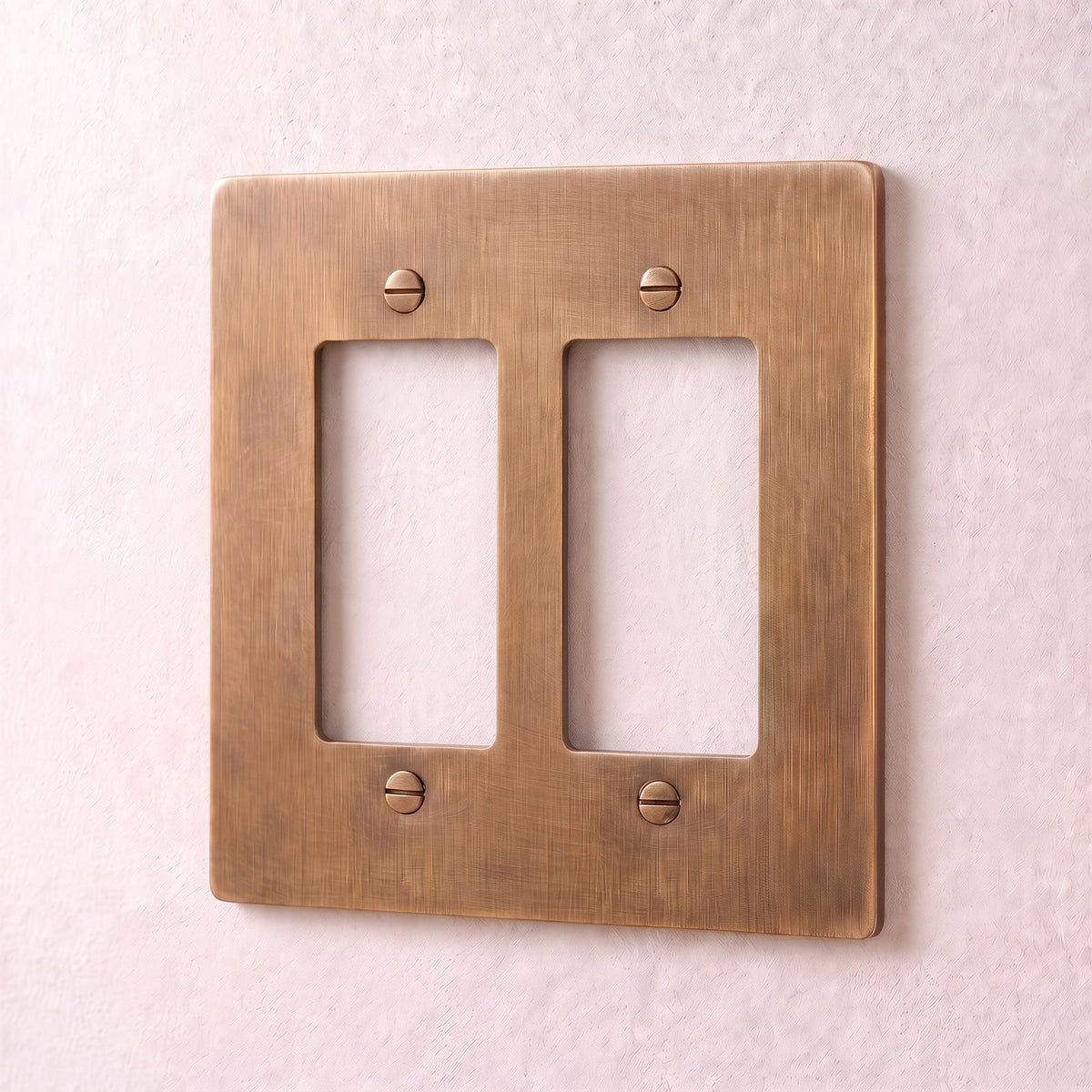Brass Wall Plate (1-5 Gang)