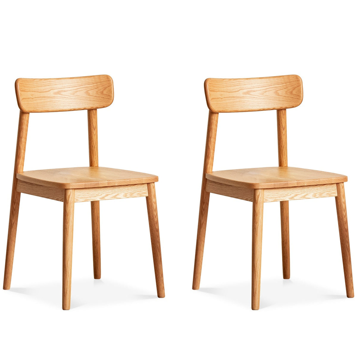 Scandinavian Oak Wood  Dining Chair GREEN