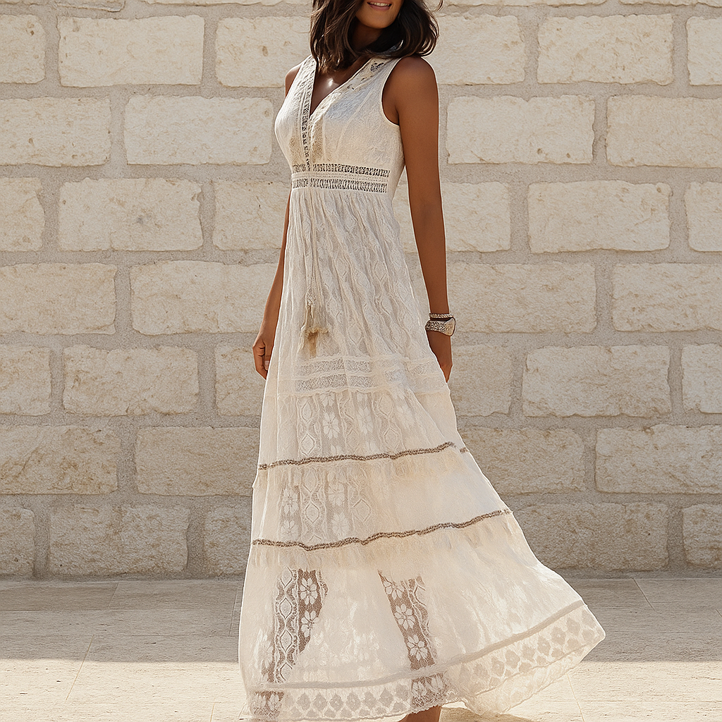 Gwenyth Summer Boho Maxi Dress for Women