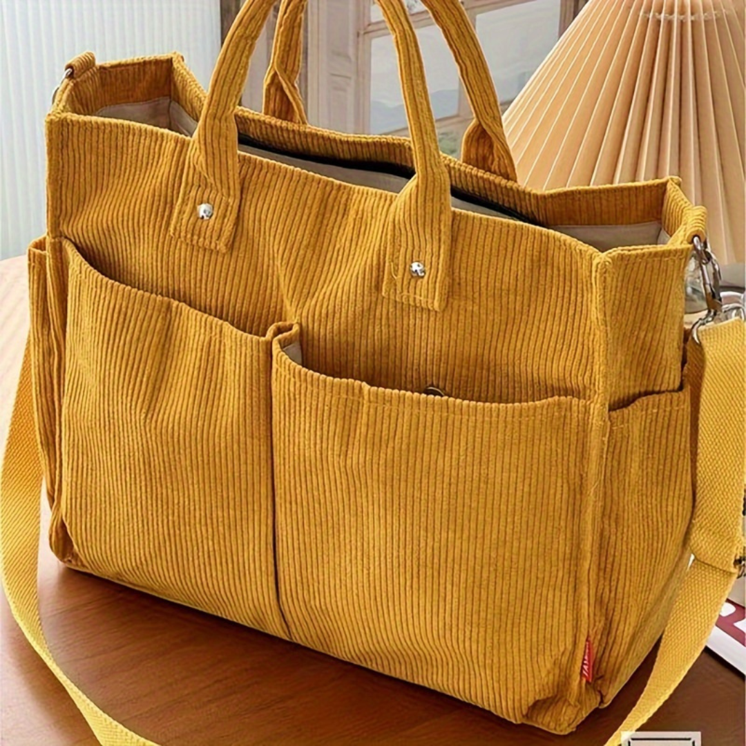 Rosanna | Women’s Corduroy Tote Bag | Everyday carryall