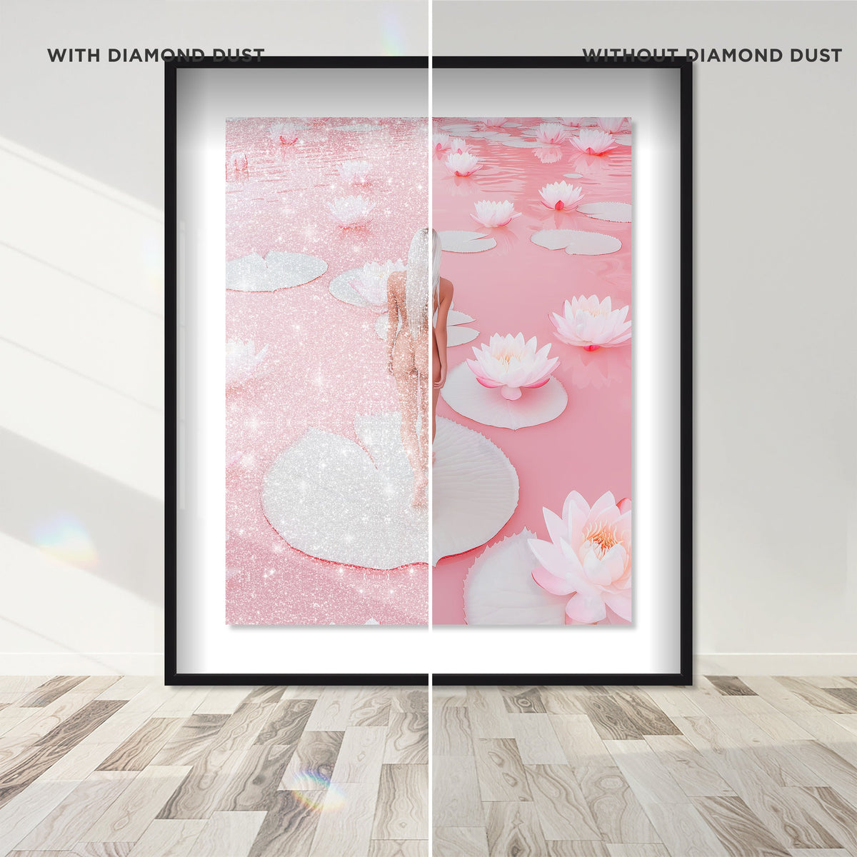 Nude Walk Among Petals