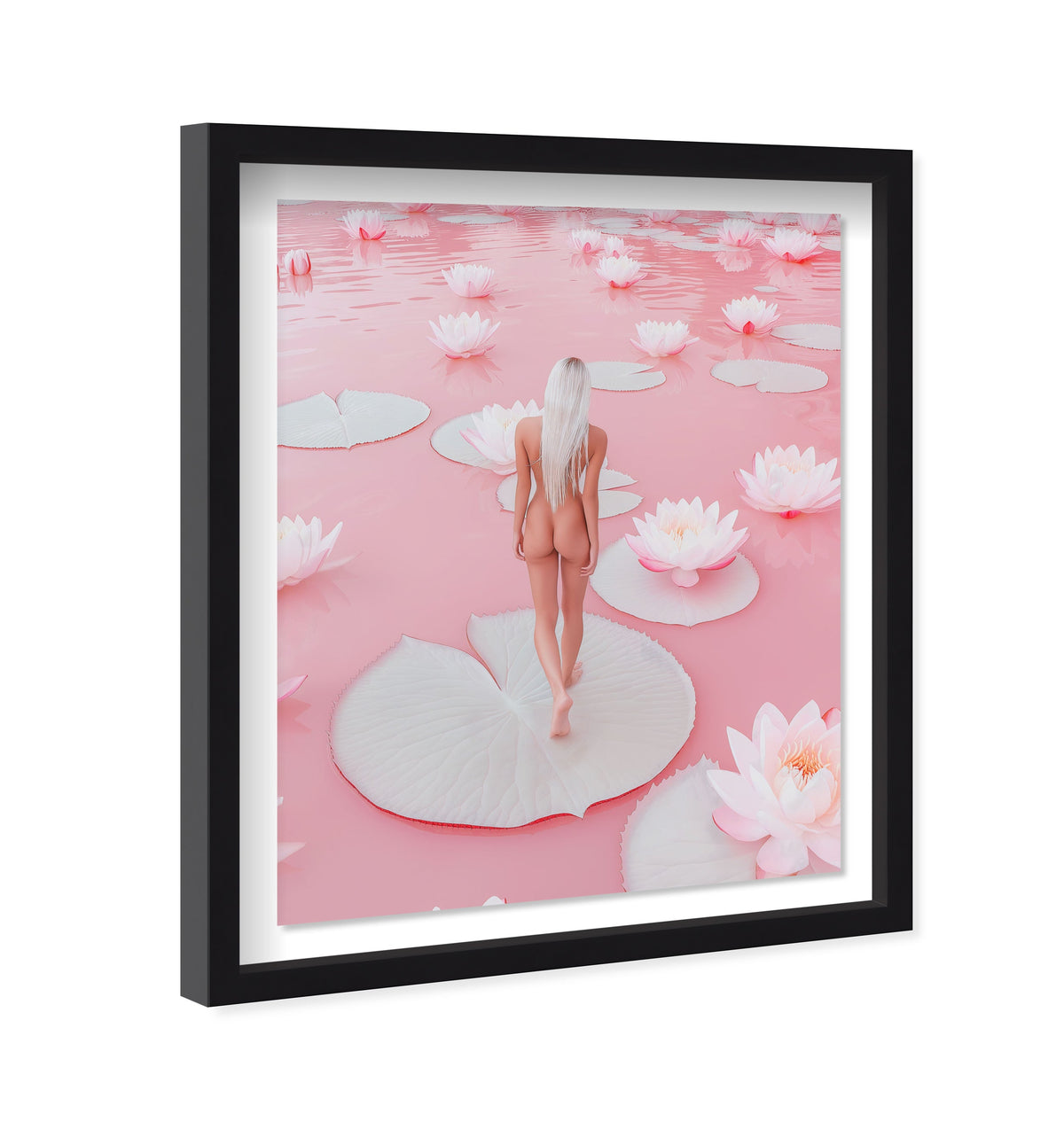 Nude Walk Among Petals