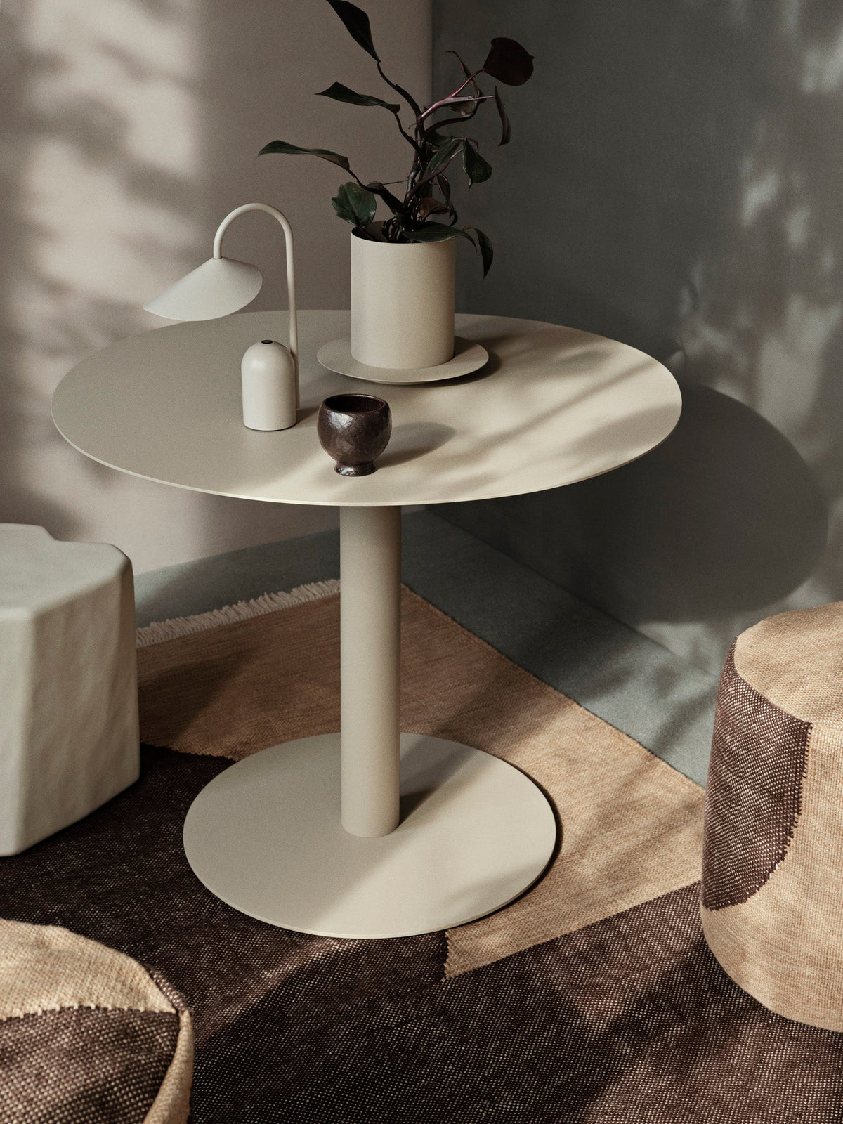 Forene Rug, Tan/Chocolate