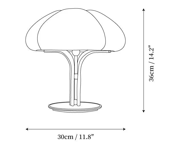 Quadrifoglio Glass Table Lamp
