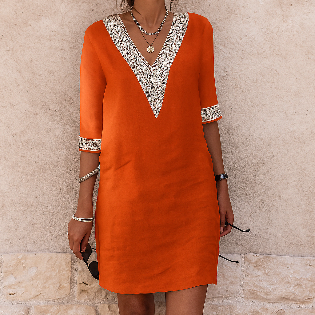 Irish | Women’s Lace Casual Summer Dress | Midi