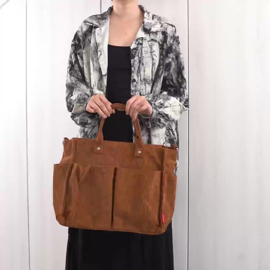 Rosanna | Women’s Corduroy Tote Bag | Everyday carryall