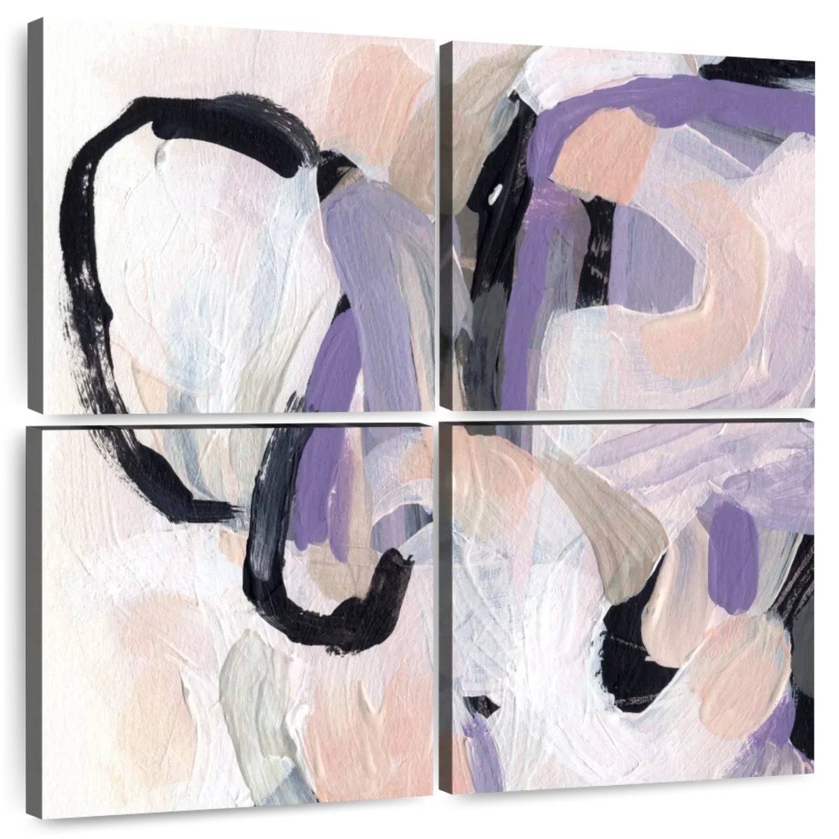Pastel Brush Abstract IV Wall Art