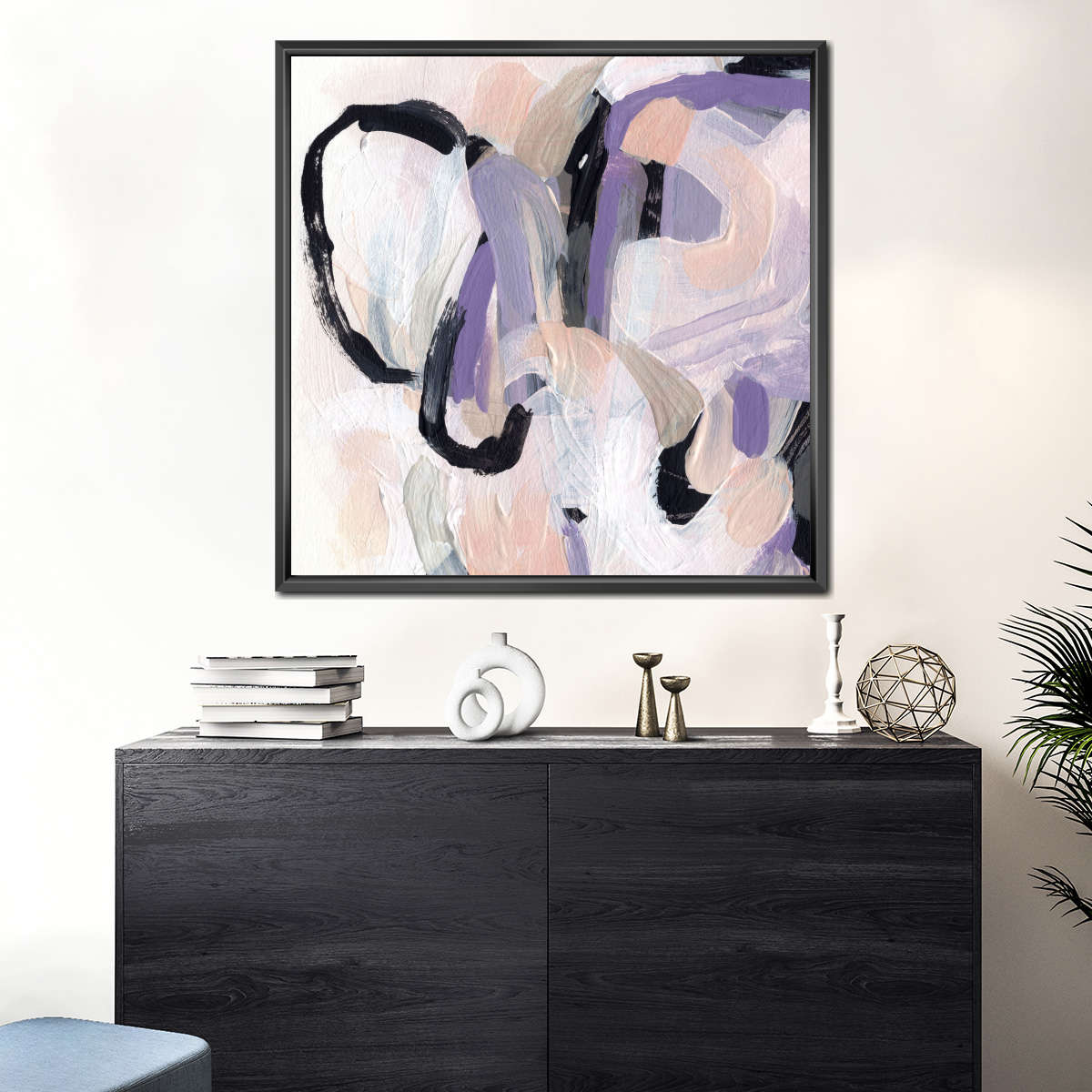 Pastel Brush Abstract IV Wall Art