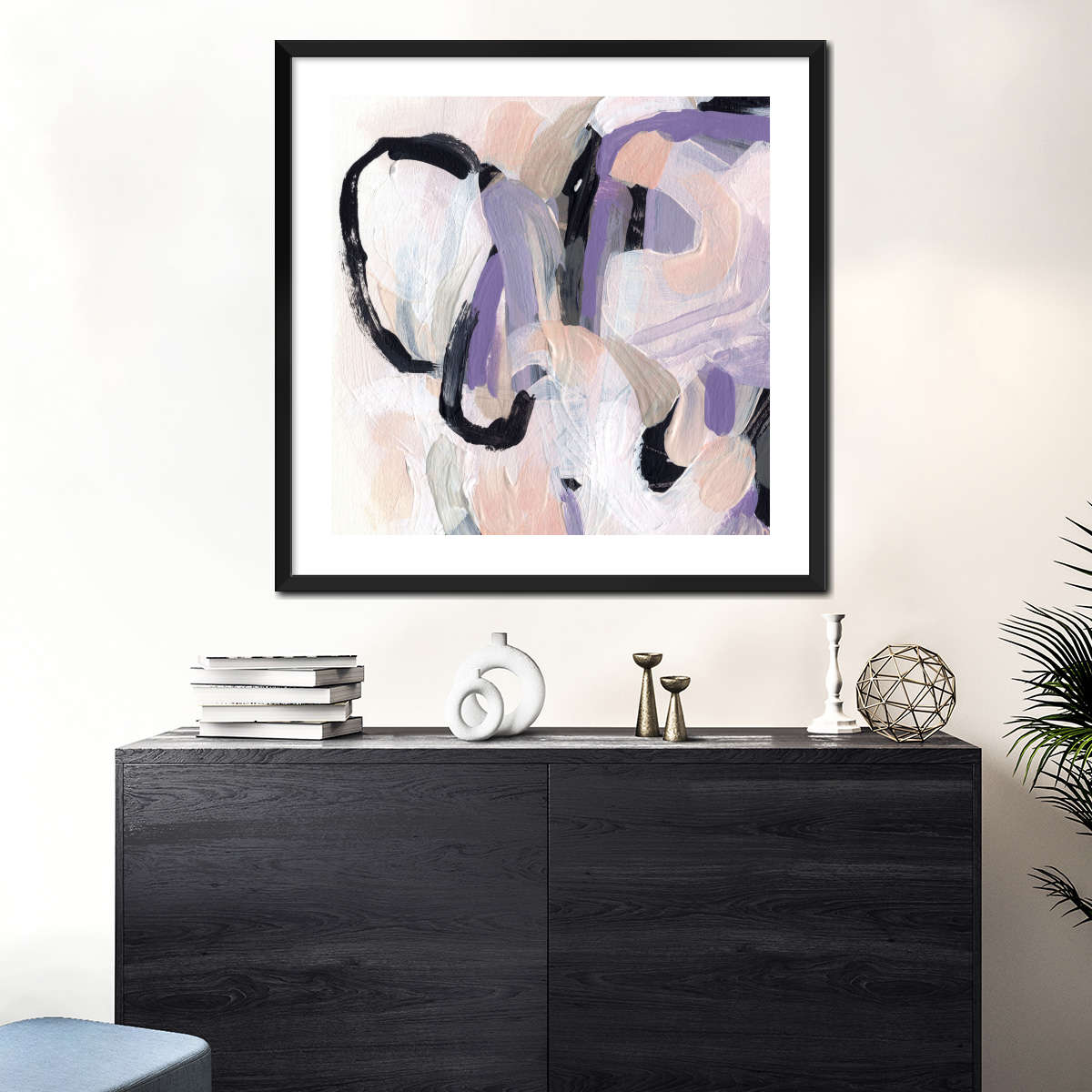 Pastel Brush Abstract IV Wall Art