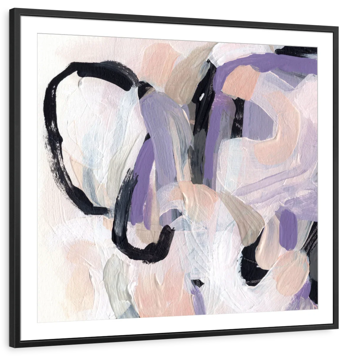 Pastel Brush Abstract IV Wall Art