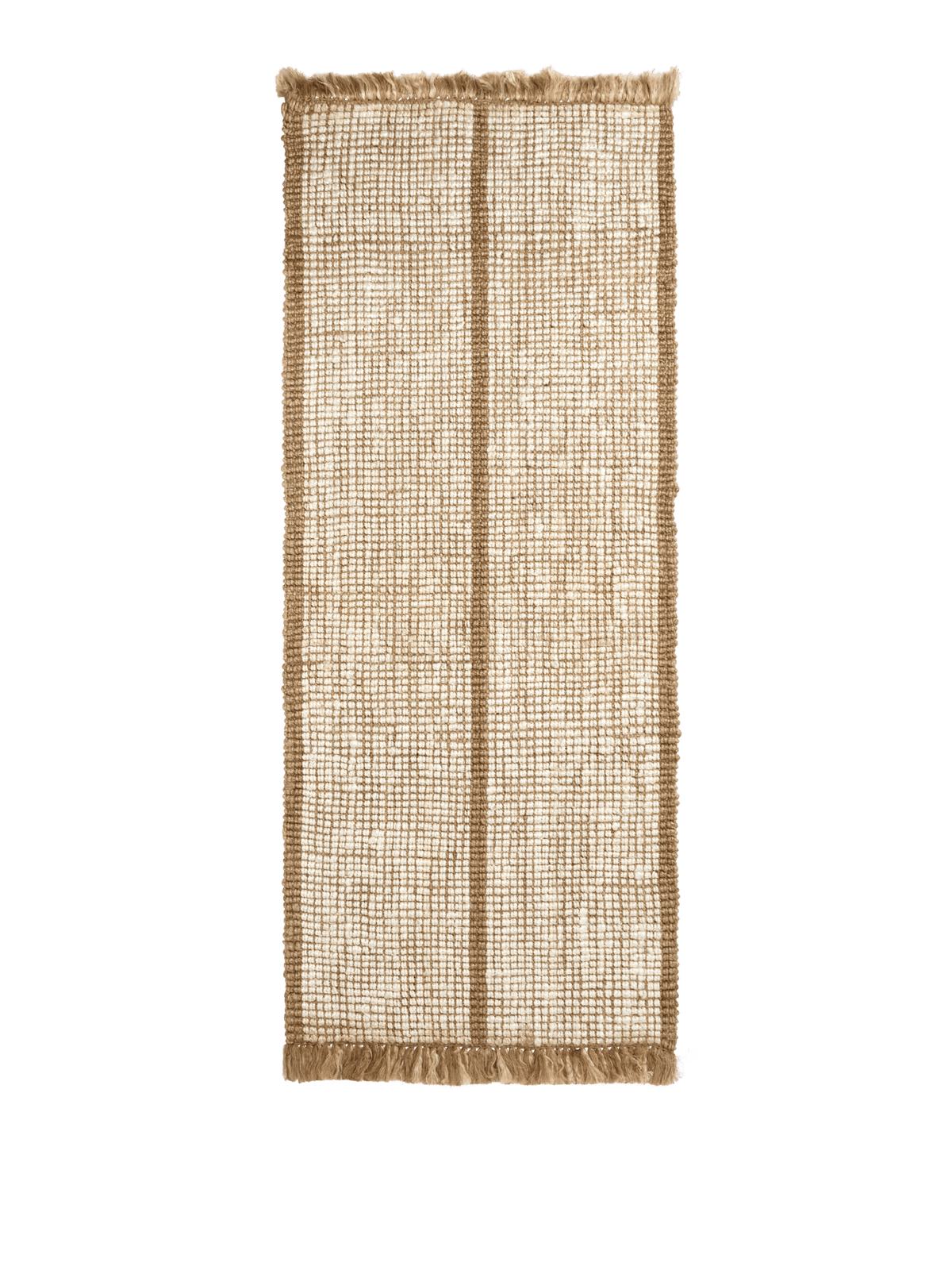 Athens Stripes Runner, Natural/Off-White
