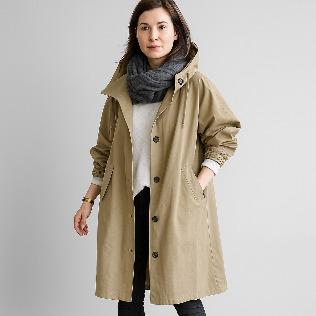 Nora Oversized Waterproof Raincoat for Women