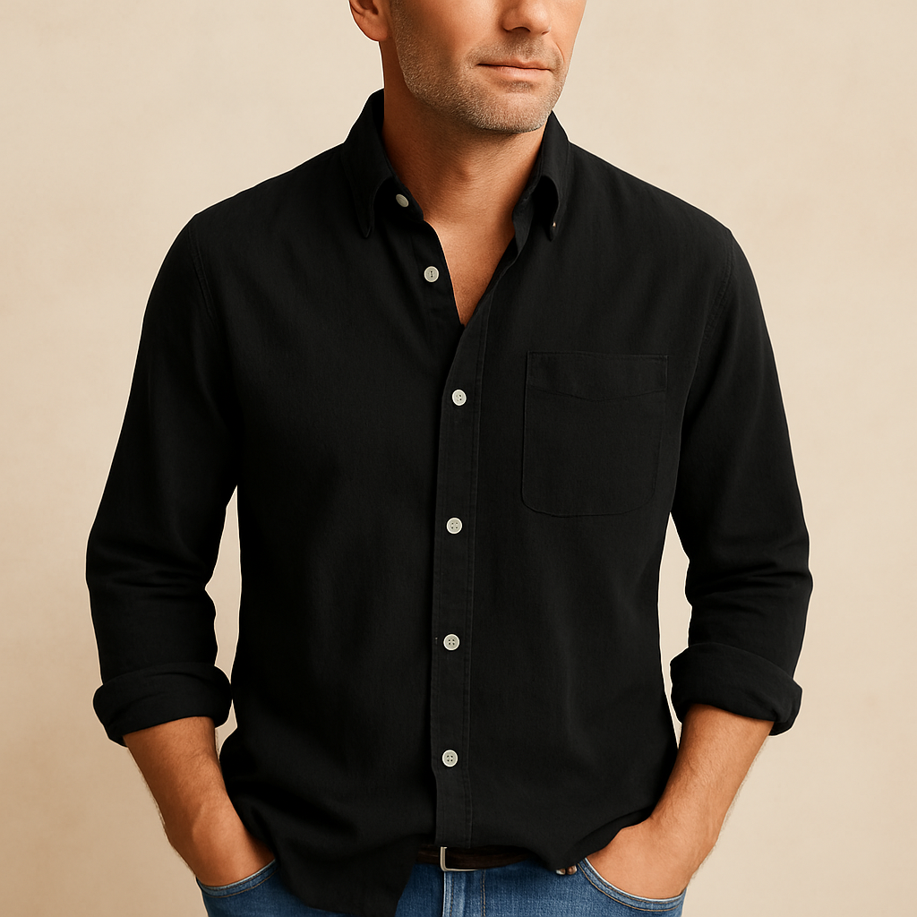 Chemise décontractée en lin Marvin pour homme