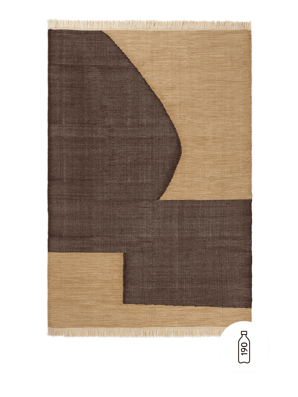 Forene Rug, Tan/Chocolate