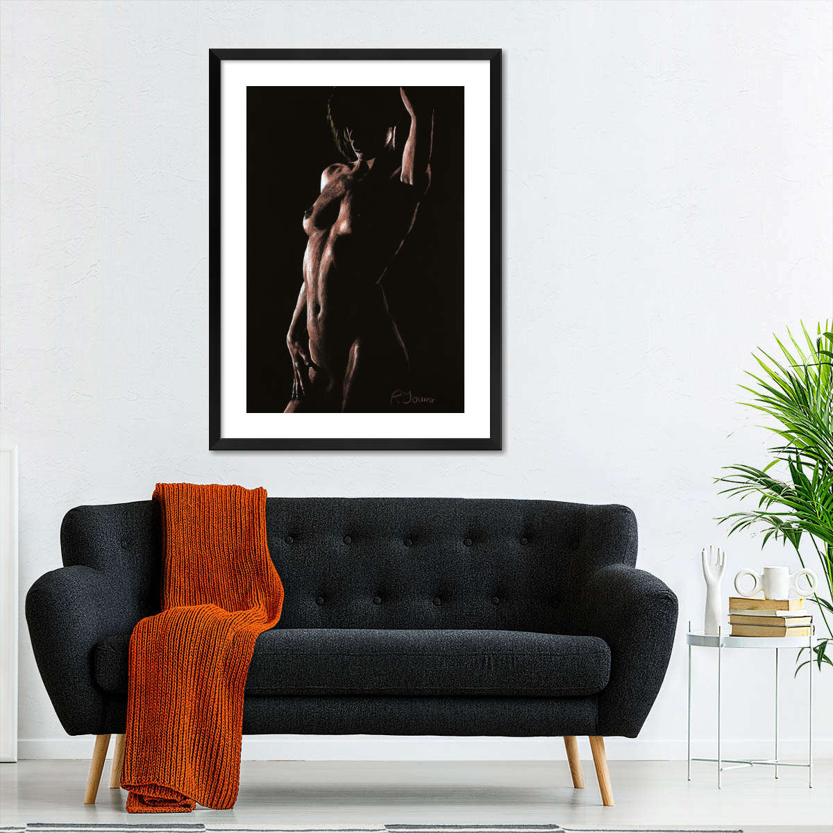 Contour in the Dark Wall Art