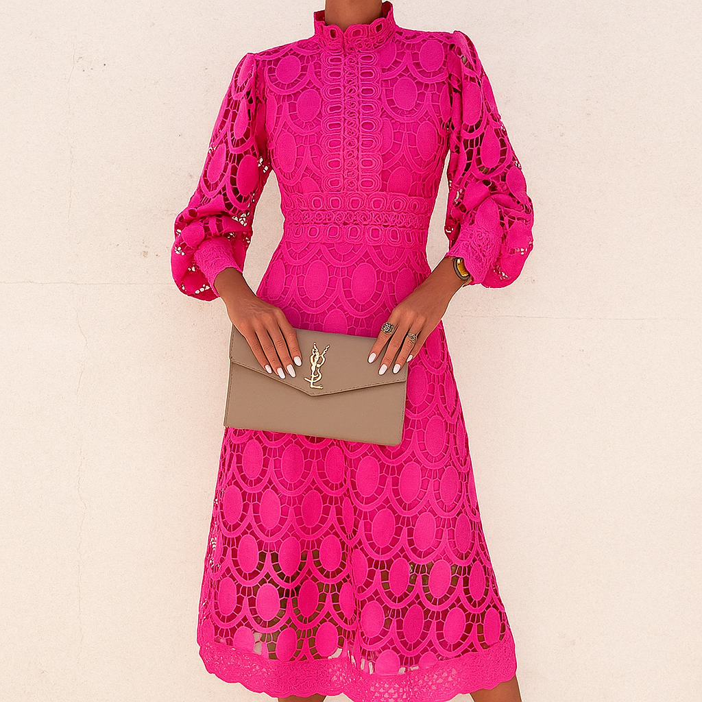 Fiorella Elegant Lace Summer Dress for Women