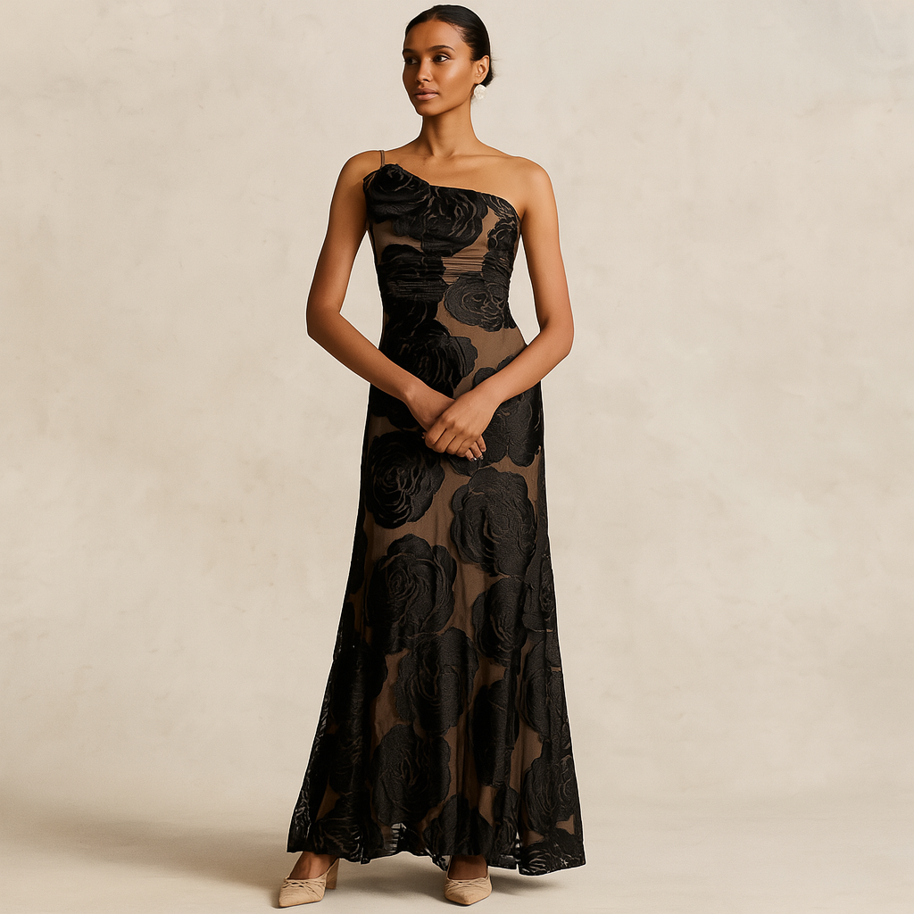 Robe longue fleurie Flordeliza pour femme