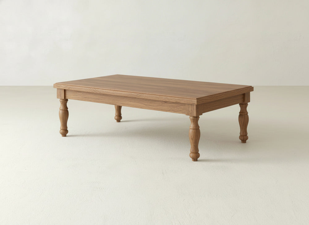 Abigail Coffee Table - Almond on Oak