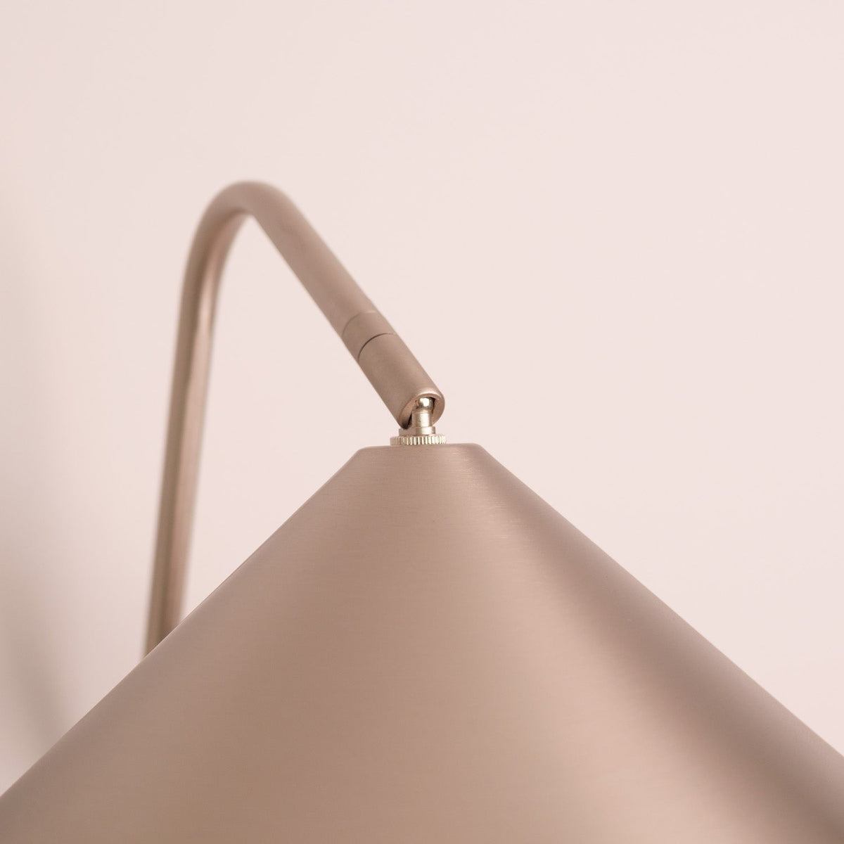 Arne Industrial minimalist brushed aluminium wall light