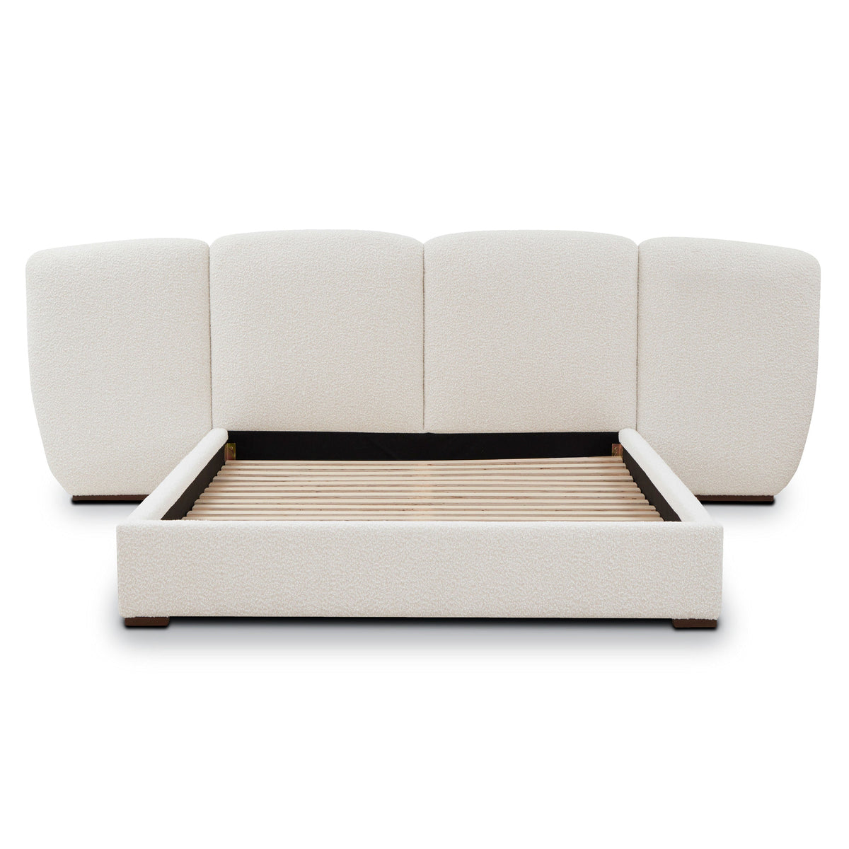 Acadia Bed, Froth White Boucle, King