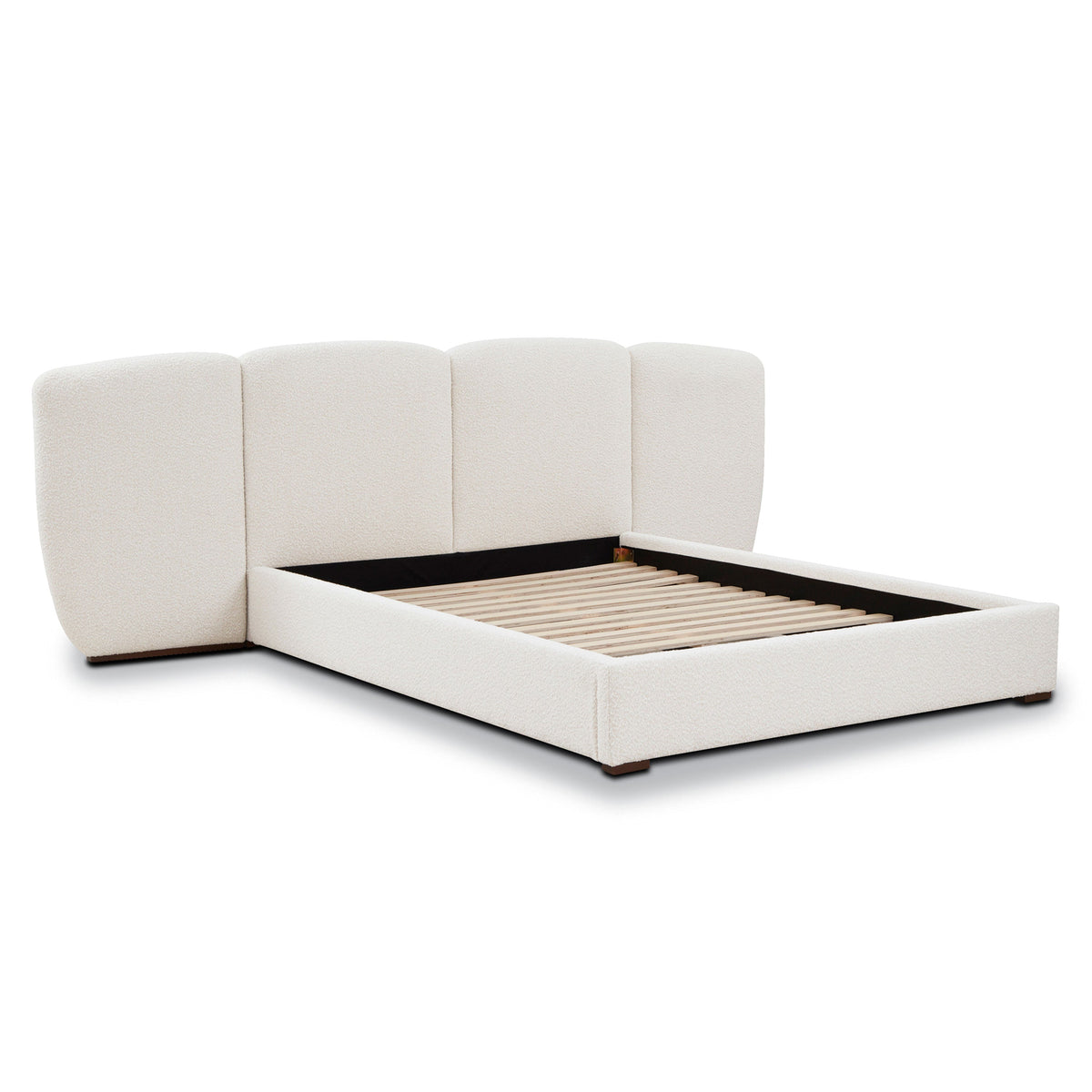 Acadia Bed, Froth White Boucle, King