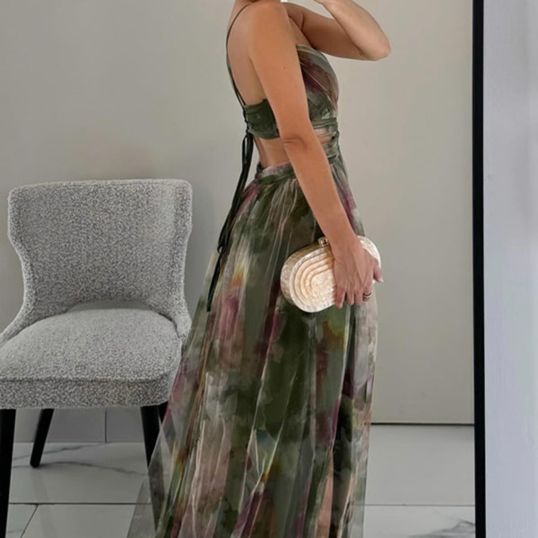 Bella | Robe de bal fleurie pour femme | Maxi