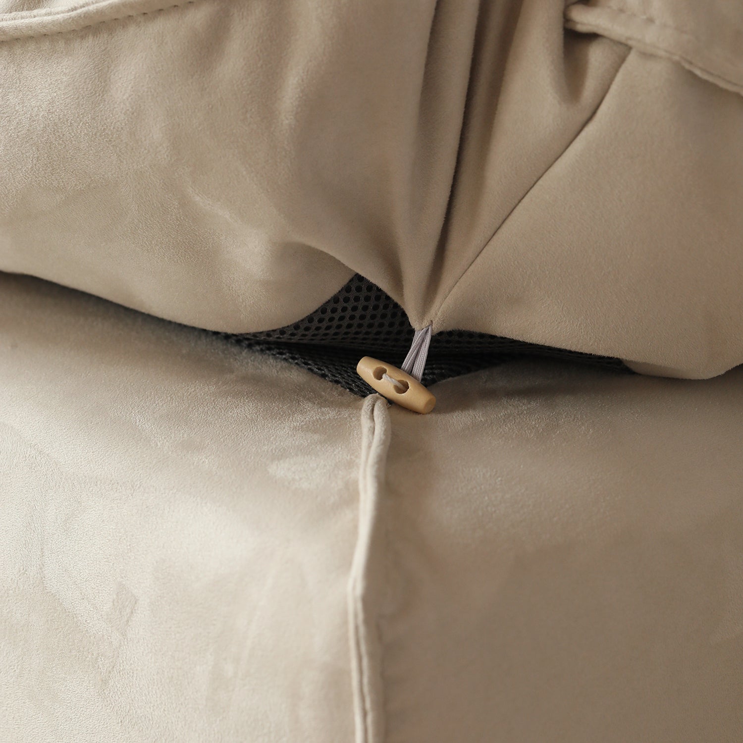 Modern Suede Fabric Modular L Shape Sectional Sofa 4+L BLOOM