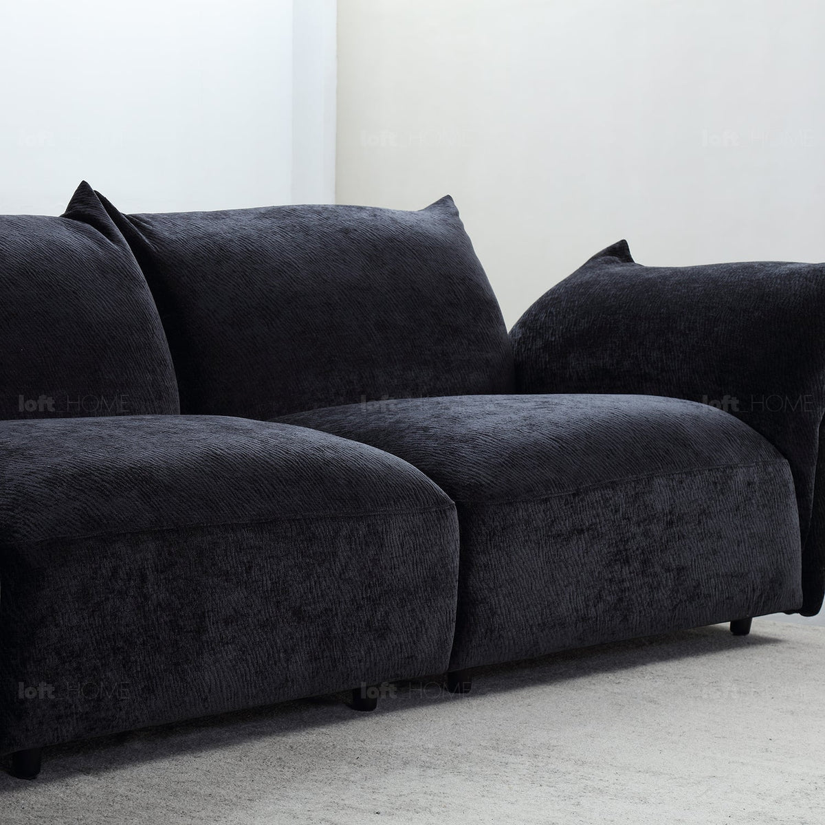 Modern Velvet Fabric L Shape Sectional Sofa FLOWER 4+L