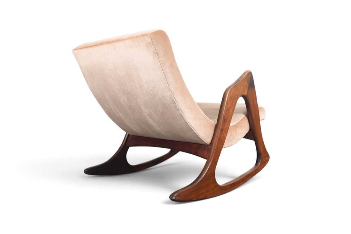ADRIAN PEARSALL MODEL 812 ORGANIC ROCKING CHAIR IN WALNUT