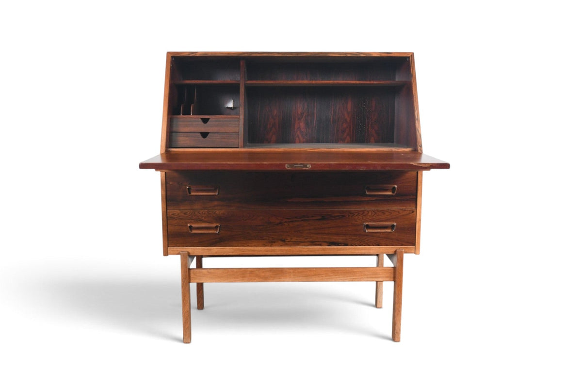 MODEL 68 ROSEWOOD SECRETARY DESK BY ARNE WAHL IVERSEN