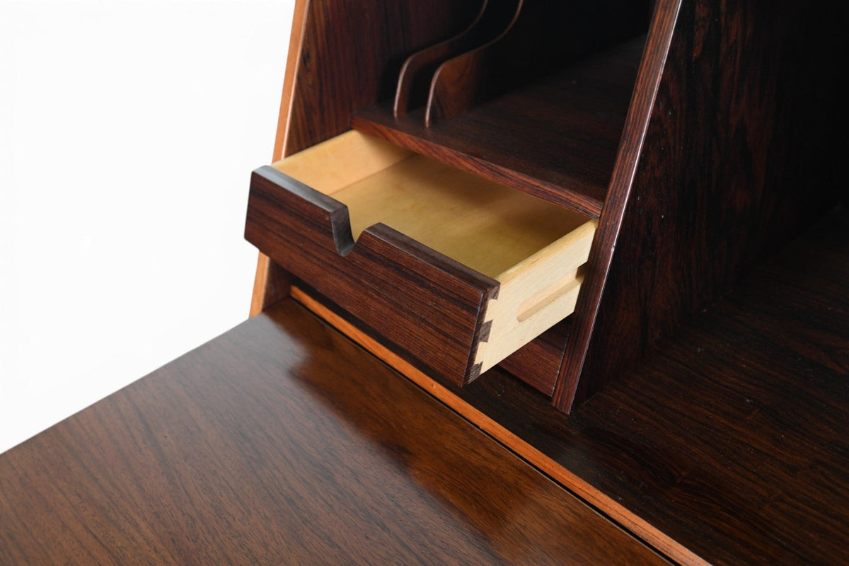 MODEL 68 ROSEWOOD SECRETARY DESK BY ARNE WAHL IVERSEN