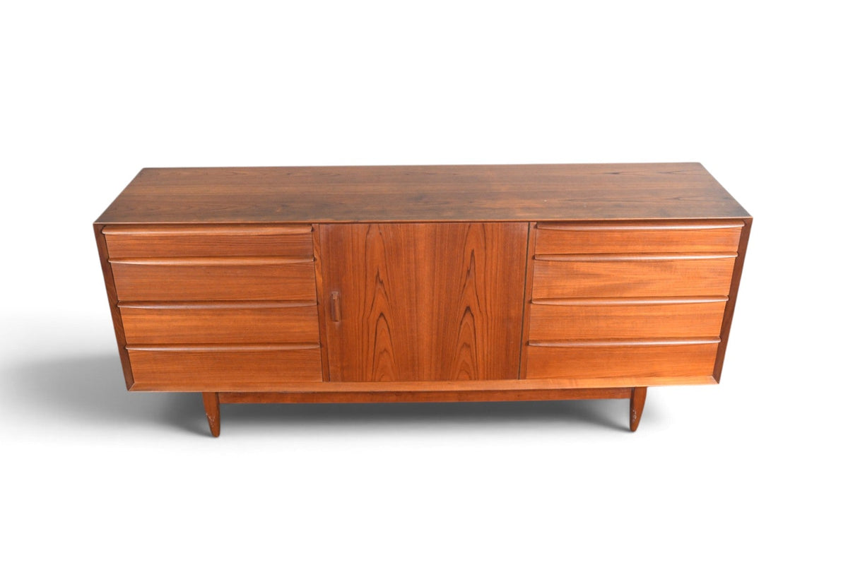 SVEND AGE MADSEN THIRTEEN DRAWER DRESSER IN TEAK