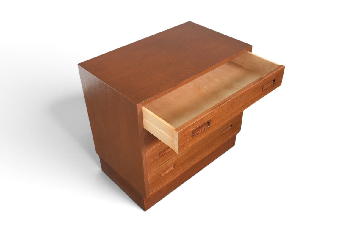 CARLO JENSEN FOUR DRAWER GENTLEMAN'S CHEST IN TEAK