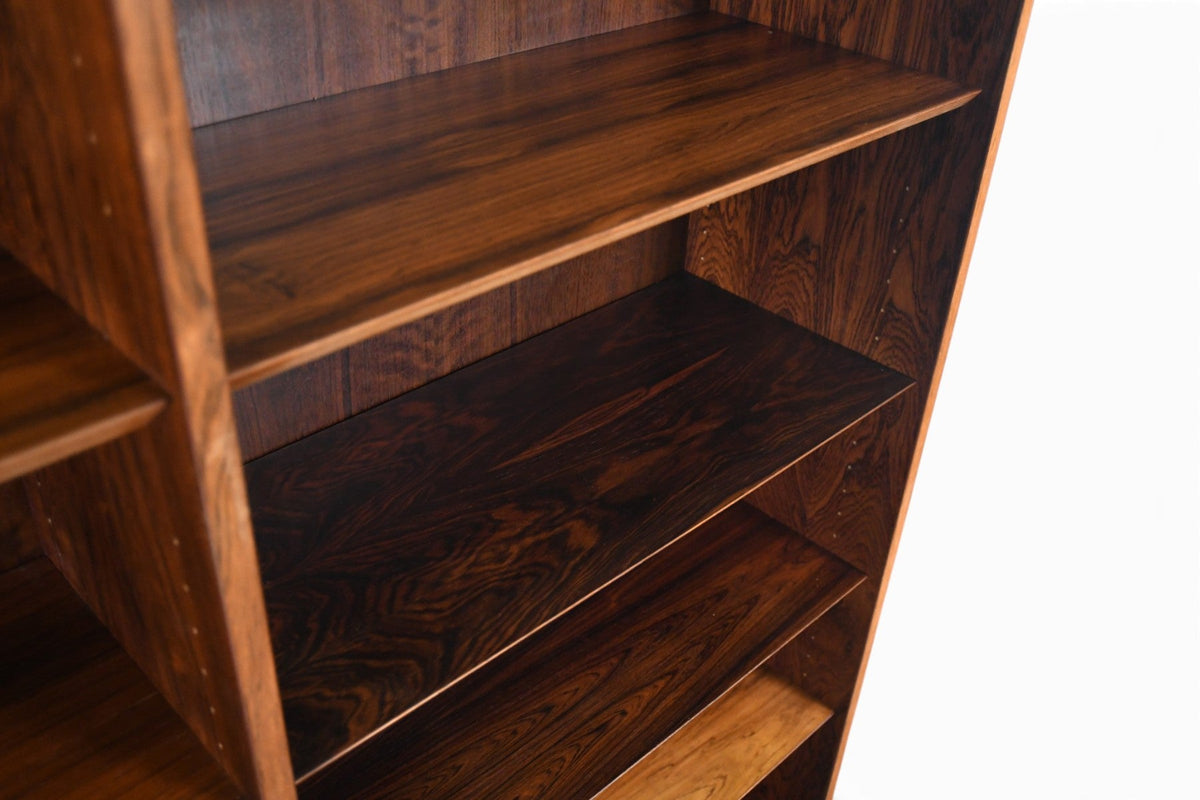 CARLO JENSEN DOUBLE ROSEWOOD BOOKCASE BY HUNDEVAD + CO #2
