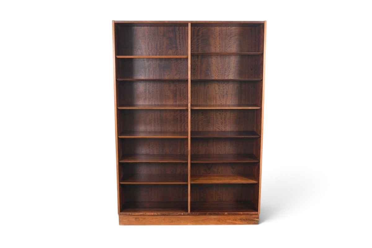 CARLO JENSEN DOUBLE ROSEWOOD BOOKCASE BY HUNDEVAD + CO #2