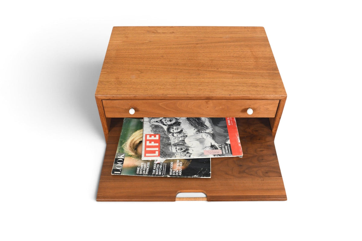 RARE KIPP STEWART FOR DREXEL "DECLARATION" MAGAZINE SIDE TABLE